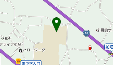 小諸市立小諸東中学校の地図画像