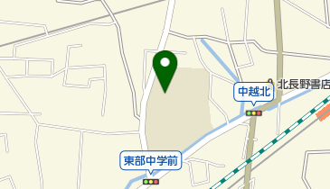 長野市立東部中学校の地図画像