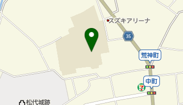 長野市立松代中学校の地図画像