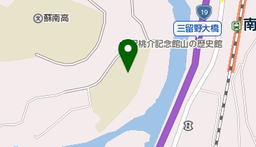 南木曽町立南木曾中学校の地図画像
