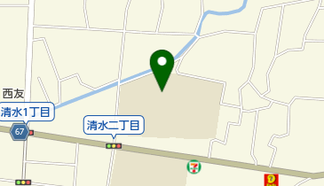 松本市立清水中学校の地図画像