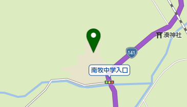 南牧村立南牧中学校の地図画像