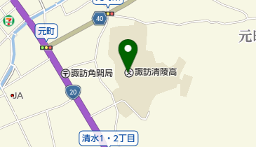 長野県諏訪清陵高校附属中学校の地図画像