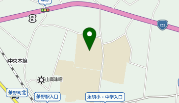 茅野市立永明中学校の地図画像