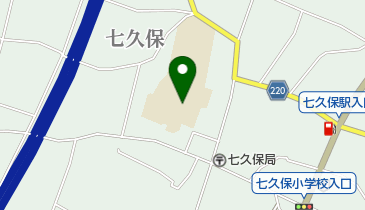 飯島町立七久保小学校の地図画像