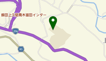 飯田市立上久堅小学校の地図画像