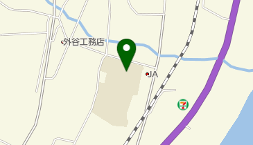 飯山市立秋津小学校の地図画像