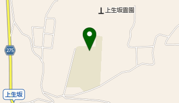 生坂村立生坂小学校の地図画像