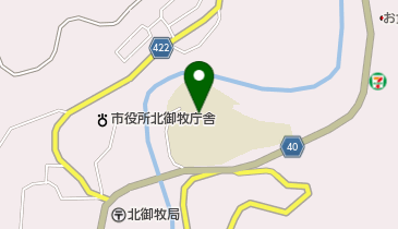 東御市立北御牧小学校の地図画像