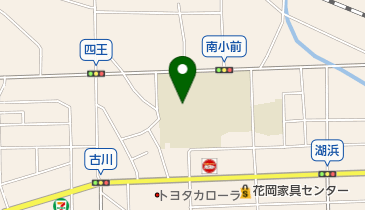 下諏訪町立下諏訪南小学校の地図画像