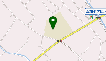 千曲市立五加小学校の地図画像