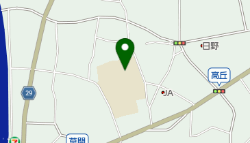 中野市立高丘小学校の地図画像