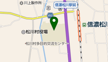 松川村立松川小学校の地図画像