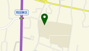 松本市立岡田小学校の地図画像