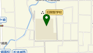 松本市立開智小学校の地図画像