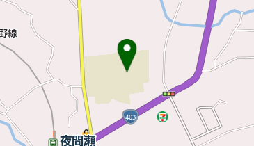 山ノ内町立西小学校の地図画像