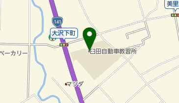 臼田自動車教習所の地図画像