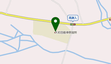 大町自動車教習所の地図画像