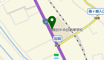 諏訪中央自動車学校の地図画像