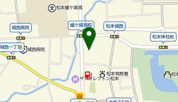 松本看護専門学校の地図画像