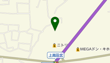 上高田保育園の地図画像