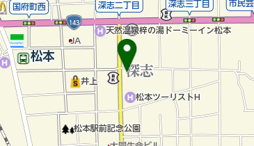信学会駿台提携信州予備学校の地図画像