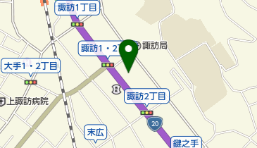 チャレンジ学院現役予備校上諏訪校の地図画像