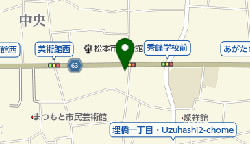 能研松本美術館前校の地図画像