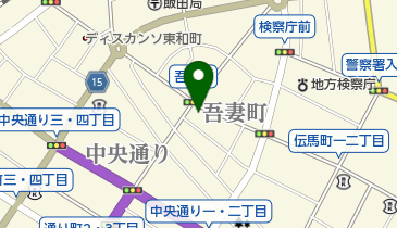 飯田美術研究所の地図画像