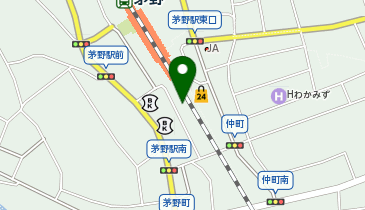 KATEKYO学院茅野駅前校の地図画像