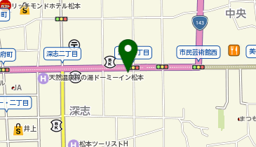 チャレンジ学院現役予備校松本中央校の地図画像