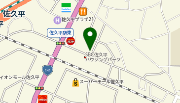 KATEKYO学院佐久岩村田校の地図画像