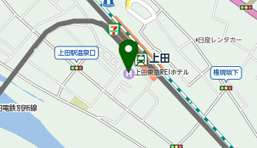 ながの東急百貨店上田サテライトショップの地図画像