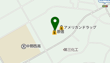原信中野店の地図画像