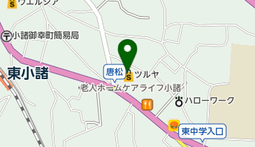 ツルヤ小諸東店の地図画像