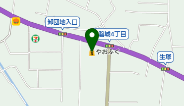 やおふく秋和店の地図画像