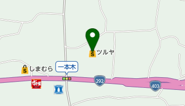 ツルヤ一本木店の地図画像