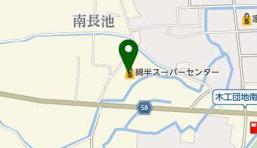 綿半スーパーセンター長池店の地図画像