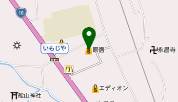 原信埴生店の地図画像