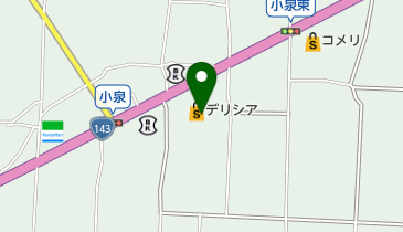 デリシア上田川西店の地図画像