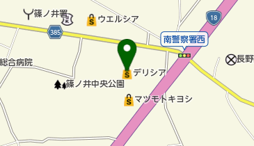 デリシア篠ノ井東店の地図画像