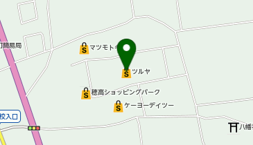 ツルヤ穂高店の地図画像