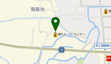 綿半スーパーセンター長池店の地図画像