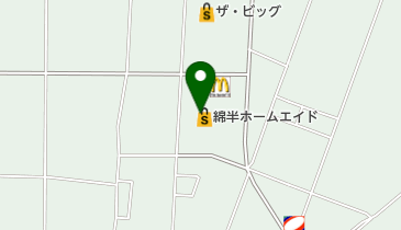 綿半ホームエイド穂高店の地図画像
