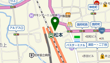 マツモトキヨシMIDORI松本店の地図画像