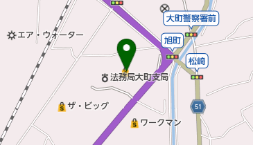 ドラッグコスコ大町南店の地図画像