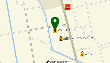 マツモトキヨシ池田町店の地図画像