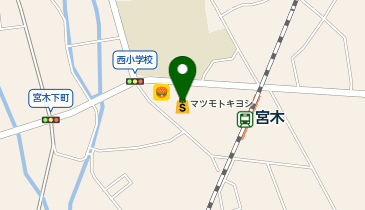 マツモトキヨシ辰野店の地図画像