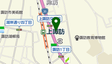 マツモトキヨシ上諏訪駅前店の地図画像