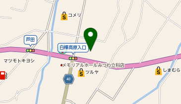 クスリのアオキ立科店の地図画像